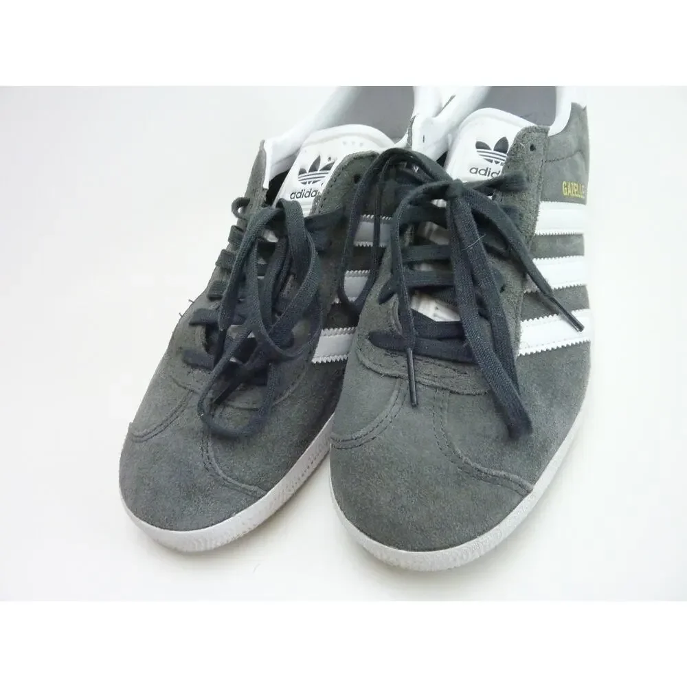Adidas Originals Gazelle Mens Size 7 Womens 8 5 Suede Sneakers Gray White Retro